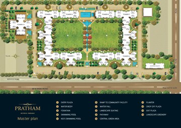 Master Plan in 3 BHK Apartment at Puri Pratham, Sector 84 – for Rent