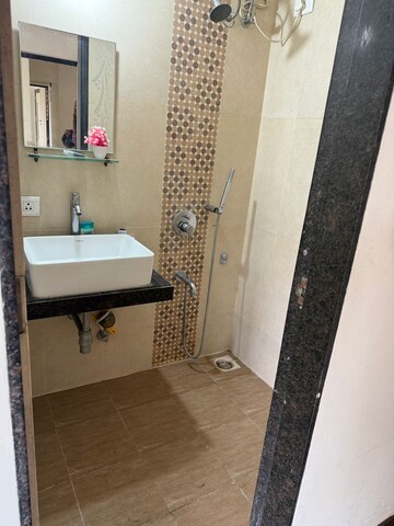 Bathroom in 2 BHK Apartment at Piramal Vaikunth, Balkum Pada – for Rent