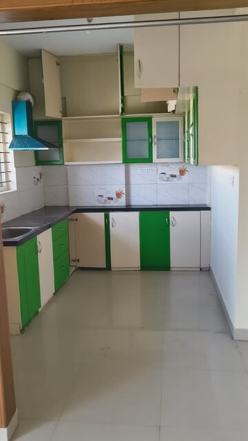 Kitchen in 3 BHK Apartment at Sri Pragnya Apartment, Whitefield – for Rent