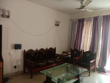 Living Room in 2 BHK Apartment at Shipra Sun Tower, Shipra Suncity – for Rent