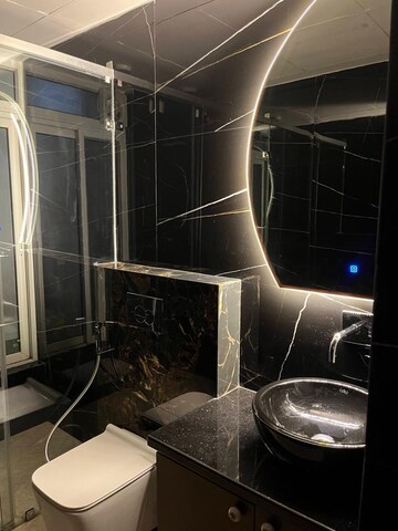 Staircase in 3 BHK Apartment at Pinnacle Tower, Indrapuram – for Sale