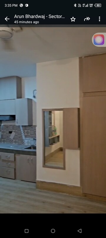 Kitchen in 1 RK Builder Floor at Sector 47 – for Rent