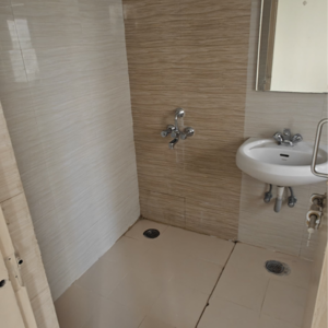 Bathroom in 3 BHK Apartment at UPAVP Bhagirathi Enclave, Ghuswal Kalan – for Sale