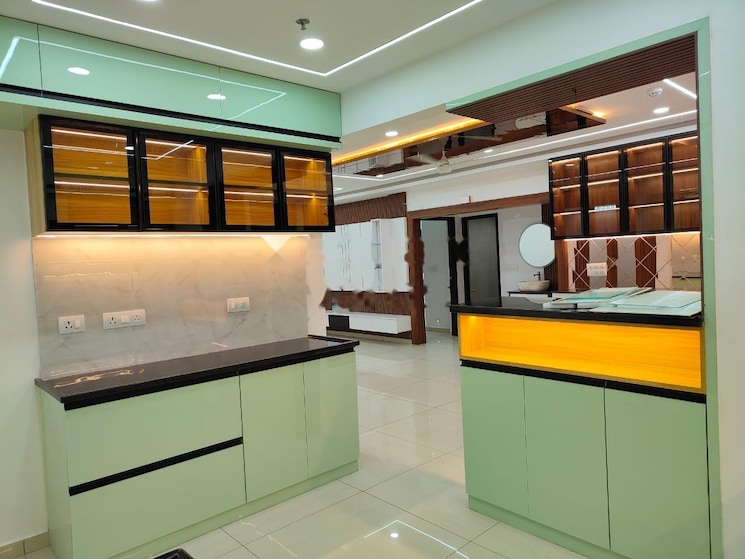 Kitchen, marina-skies 3 Bedroom 2001 Sq.Ft. Apartment In Hi Tech City Hyderabad 8842869