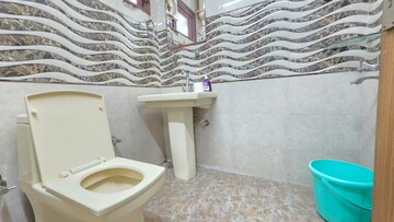 Bathroom in 3 BHK Builder Floor at Paryavaran Complex – for Rent