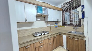 Kitchen in 3 BHK Builder Floor at Paryavaran Complex – for Rent