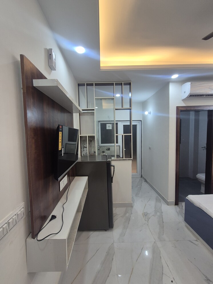Kitchen, queens-plaza 1 Bedroom 450 Sq.Ft. Apartment In Sector 43 Gurgaon 8842992