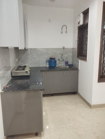 Kitchen in 1.5 BHK Builder Floor at Saket – for Rent