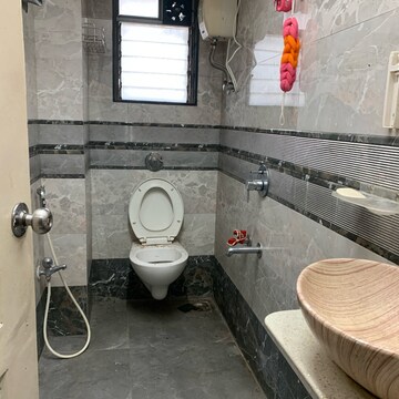Bathroom in 2 BHK Apartment at Nirdhar CHS, Kastur Park – for Rent