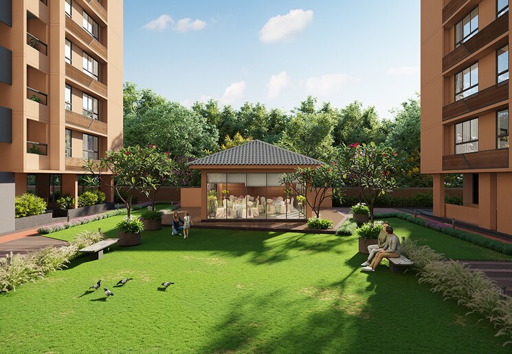 Exterior View, rhythm-aura 3 Bedroom 1761 Sq.Ft. Apartment In Bopal Ahmedabad 8125888