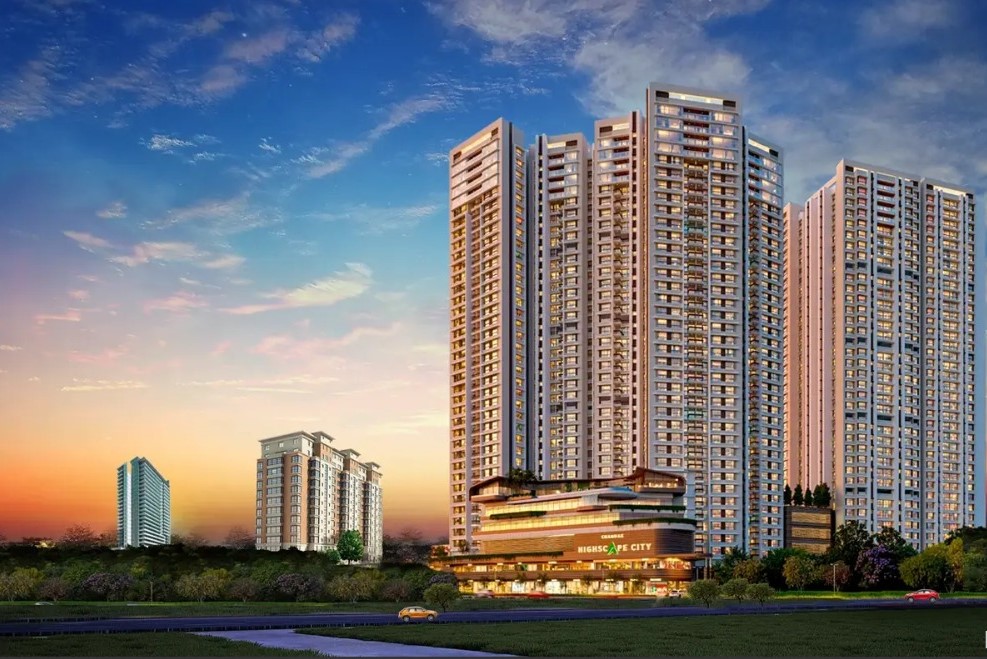 3 BHK 1188 Sq.Ft. Apartment in Chandak Highscape City