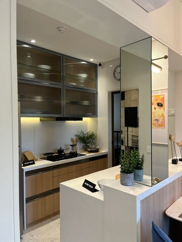Kitchen in 3 BHK Apartment at Chandak Highscape City, Chembur – for Sale