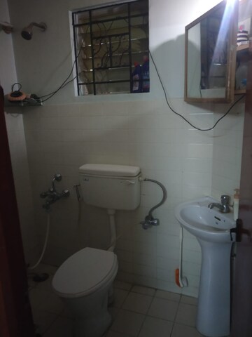 Bathroom in 2 BHK Apartment at Puravankara Purva Graces, Amrutahalli – for Rent