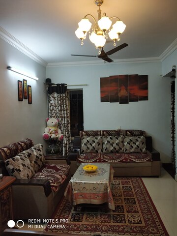 Living Room in 2 BHK Apartment at Puravankara Purva Graces, Amrutahalli – for Rent