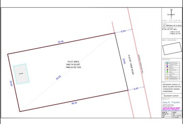  Land – Map Location View at Changodar - for Rent
