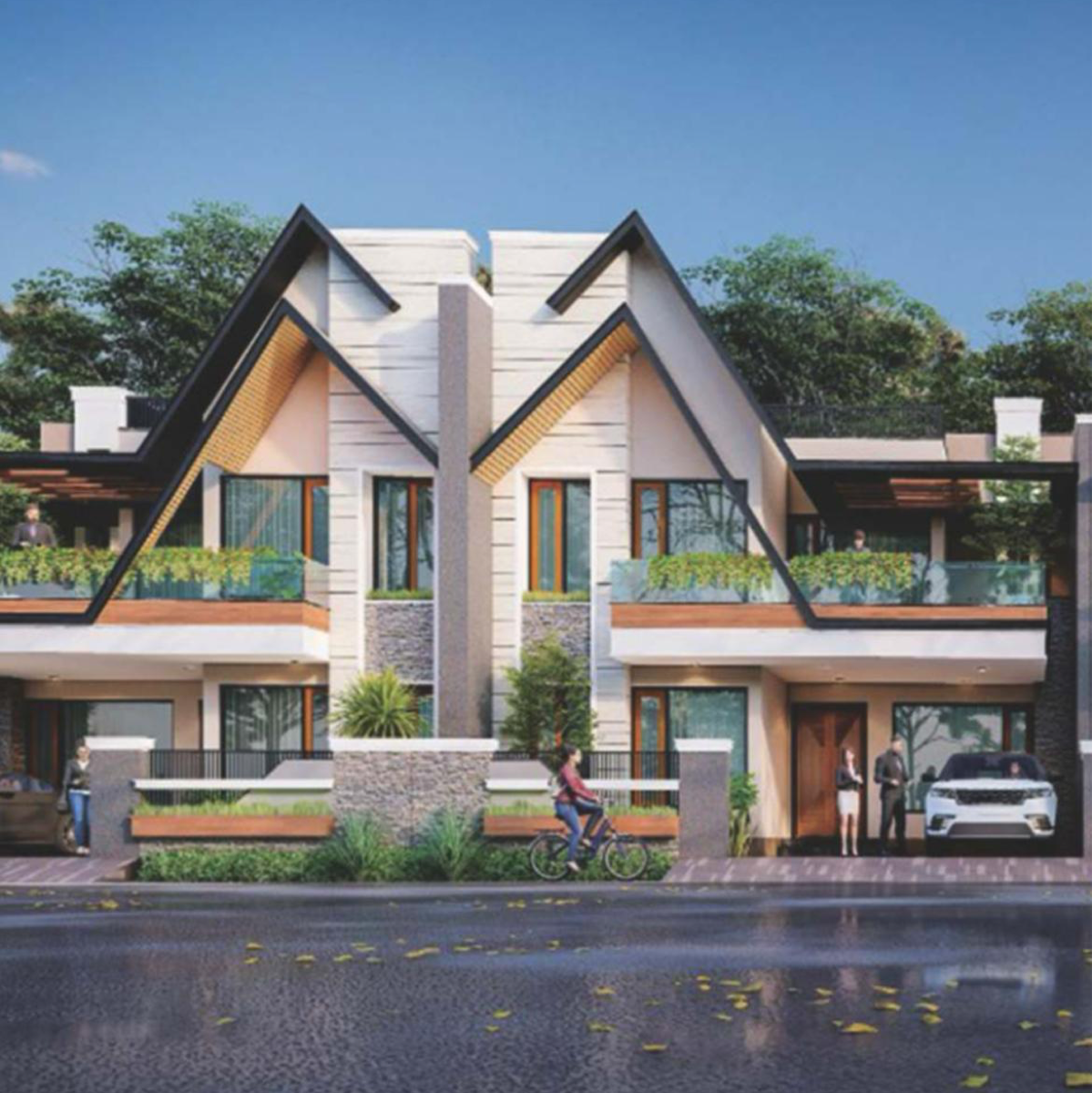 4 BHK + Pooja Room,Servant Room 2970 Sq.Ft. Villa in Excella Resortico