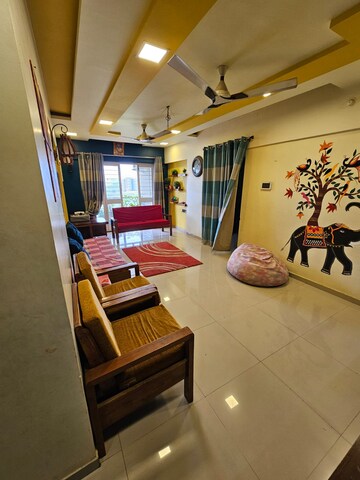 Living Room in 2 BHK Apartment at Kamdhenu 7th Heaven, Dhanori – for Sale