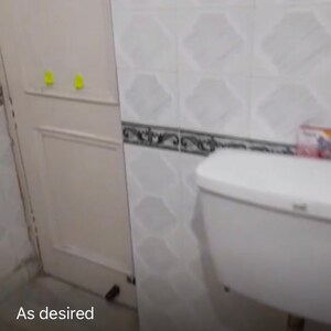 Bathroom in 1 RK Independent House at RWA Apartments Sector 26, Arun Vihar – for Rent