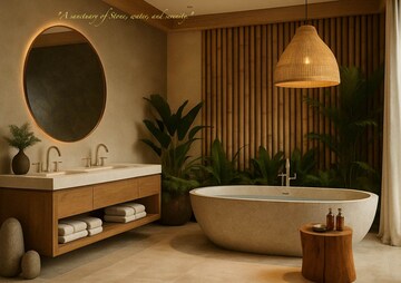 Bathroom in 3 BHK Villa at Sangolda – for Sale