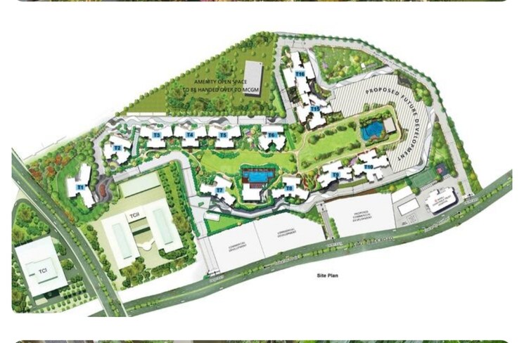 Master Plan, lnt-elixir-reserve 2 Bedroom 715 Sq.Ft. Apartment In Powai Mumbai 8843900