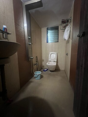Bathroom in 2 BHK Apartment at Parsik Nagar – for Sale