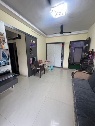Living Room in 1 BHK Apartment at Parsik Nagar – for Sale