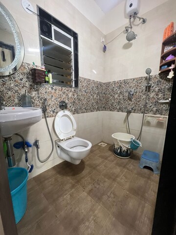 Bathroom in 1 BHK Apartment at Parsik Nagar – for Sale