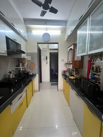 Kitchen in 1 BHK Apartment at Parsik Nagar – for Sale