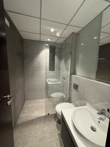 Bathroom in 3.5 BHK Apartment at Aerocity – for Rent