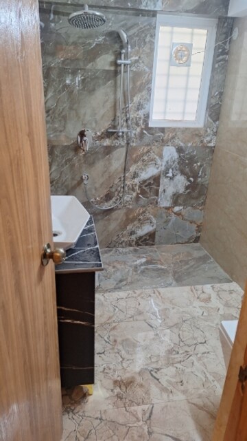 Bathroom in 4 BHK Apartment at Vasant Kunj – for Rent