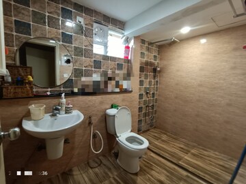 Bathroom in 3 BHK Apartment at Elita Garden Vista, New Town – for Sale