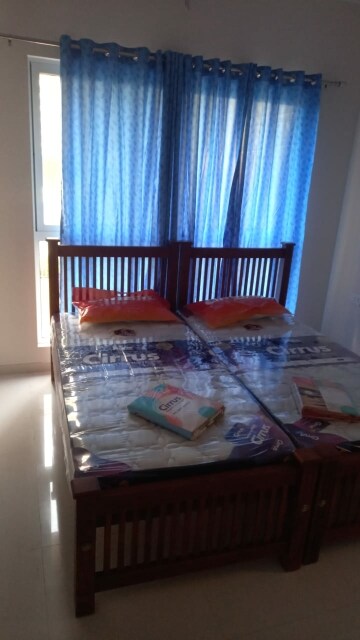 Bedroom in 2 BHK Builder Floor at Godrej Green Cove, Mahalunge – for Rent