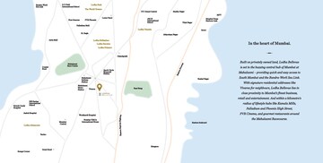 4 BHK Apartment – Map Location View at Lodha Mahalaxmi Bellevue, Mahalaxmi - for Sale