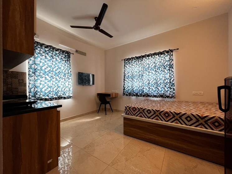 Bedroom, domlur 1 Bedroom 600 Sq.Ft. Apartment In Domlur Bangalore 8844766