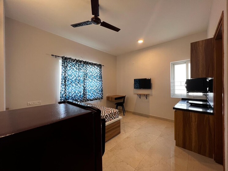 Living Room, domlur 1 Bedroom 600 Sq.Ft. Apartment In Domlur Bangalore 8844766