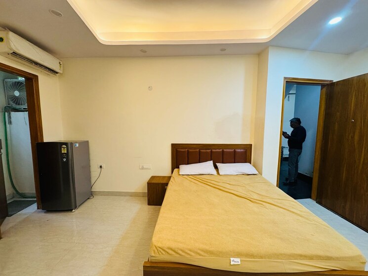 Bedroom, sushant lok i 1 RK 50 Sq.Yd. Builder Floor In Sushant Lok I Gurgaon 8844923