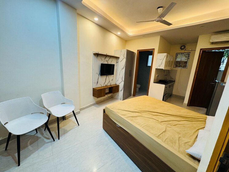 Bedroom, sushant lok i 1 RK 50 Sq.Yd. Builder Floor In Sushant Lok I Gurgaon 8844923