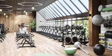Gym in 4 BHK Apartment at Lodha Mahalaxmi Bellevue, Mahalaxmi – for Sale