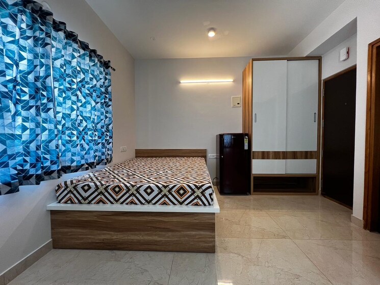 Bedroom, kodihalli 1 RK 450 Sq.Ft. Apartment In Kodihalli Bangalore 8845166