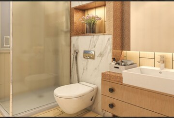 Bathroom in 4 BHK Apartment at Uchdpl Veridia Oakwood Enclave, Wave City – for Rent