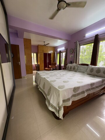 Master Bedroom in 4 BHK Villa at Sugam Sabuj Row House, Narendrapur – for Sale