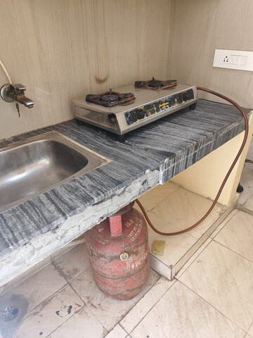 Kitchen in 1 BHK Independent House at RWA Apartments, Sector 31 – for Rent