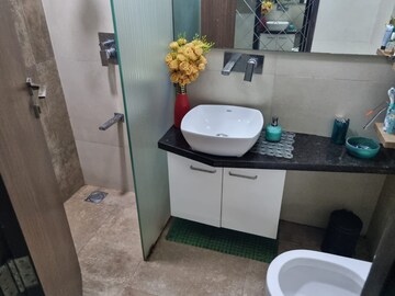 Bathroom in 2 BHK Apartment at Omkar Meridia, Kurla West – for Rent