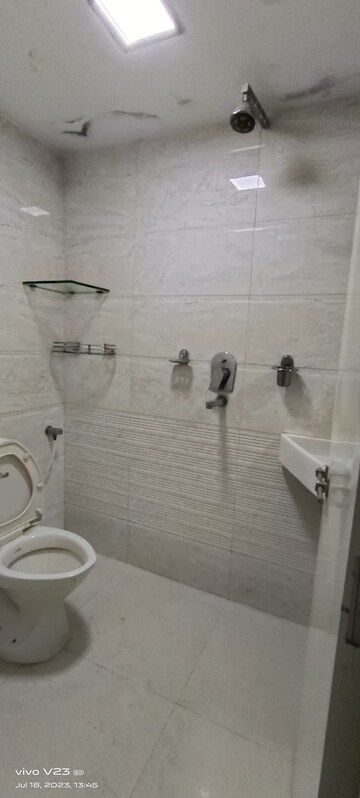 Bathroom in 1 BHK Apartment at Sunrise CHS Mhada, Goregaon East – for Rent