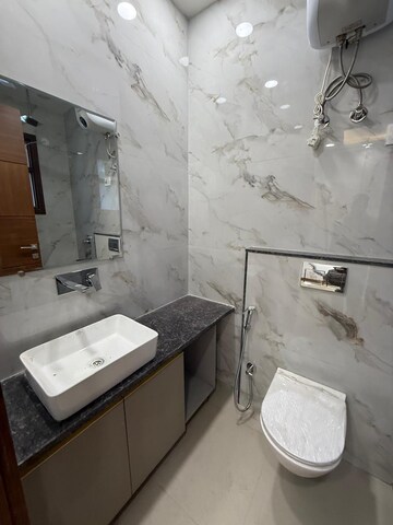 Bathroom in 2 BHK Builder Floor at Lajpat Nagar – for Rent