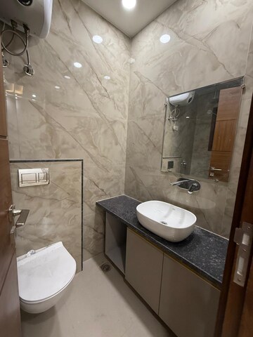 Bathroom in 2 BHK Builder Floor at Lajpat Nagar – for Rent