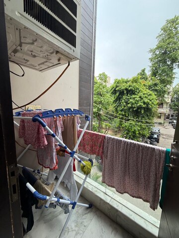 Balcony in 2 BHK Builder Floor at Lajpat Nagar – for Rent