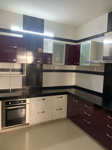 Kitchen in 3 BHK Apartment at Bodakdev – for Rent
