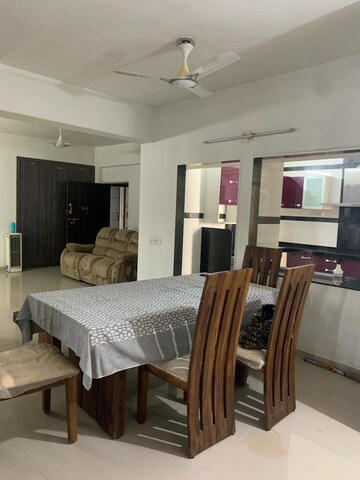 Living Room in 3 BHK Apartment at Bodakdev – for Rent