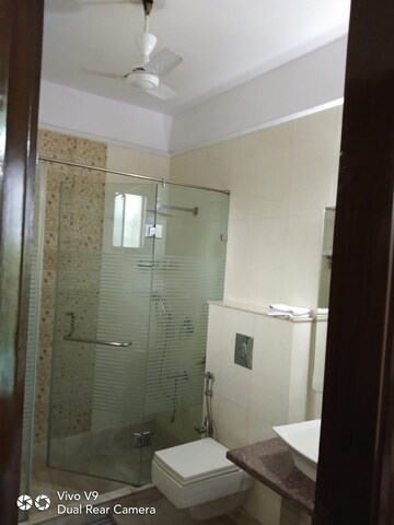 Bathroom in 2 BHK Builder Floor at Defence Colony – for Rent